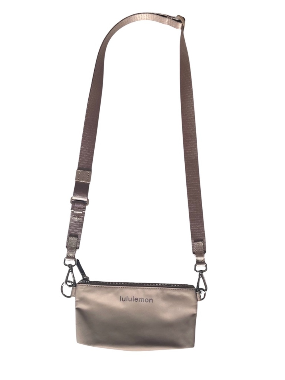 Lululemon Dual Pouch Sling Beige, (Missing Small bag)